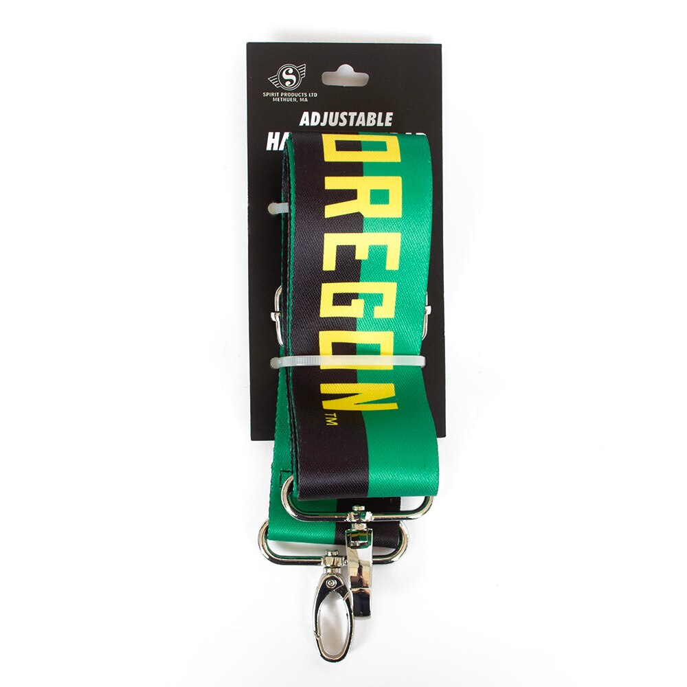 Mighty Oregon, Spirit Product, Black, Bag Tags, Accessories, Women, 2"x49", Polished Chrome, Bag Straps, 953124